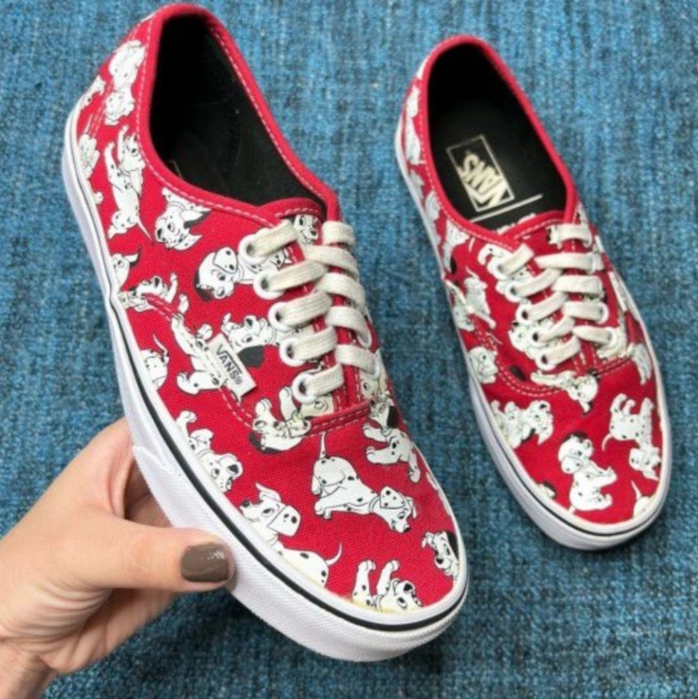 RARE Vans x Disney 101 Dalmations Authentic Sneakers Limited Edition